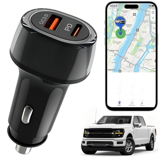 Smart Dual System Tracking Car Charger