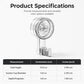 Suction Cup Hooks - No Tools Required, 360-Degree Rotation Home Organizer for Bathroom Decor, Kitchen, Glass Door, Mirror, Windows, Tile, Painted Wooden Door, Robe, Towel, Holiday Decoration, No Drill