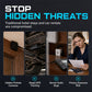 🕵️ T19 Anti-Spy Camera Detector: Full-Spectrum Bug Sweeper, GPS Tracker Finder, 25H Battery, Pocket-Sized