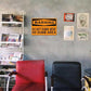 Funny Warning Sign Metal Wall Decor