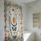 Vintage Mystical Sun and Moon Shower Curtain