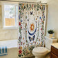 Vintage Mystical Sun and Moon Shower Curtain