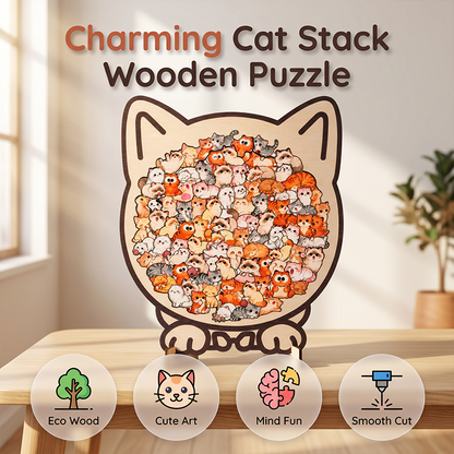 Wooden Animal Stacking Puzzle