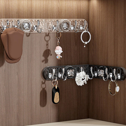 90-Degree Folding Corner Hook Rack