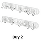 90-Degree Folding Corner Hook Rack