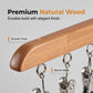 🧺 Save 50%! 🌿 Wooden Multi‑Clip Organizer – No‑slip & holds 10 items ✨
