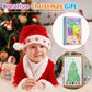 DIY Rainbow Scratch Christmas Painting