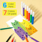 DIY Rainbow Scratch Christmas Painting