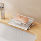 Self-Draining Soap Dish Holder for Bathroom, Rust Resistant Soap Saver Tray with Water Drainage Design