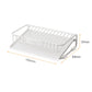 Self-Draining Soap Dish Holder for Bathroom, Rust Resistant Soap Saver Tray with Water Drainage Design