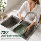 360° Rotating Faucet Attachment for Kitchen Sink, Universal Tap Aerator Nozzle with Flexible Water Flow Control