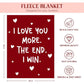 Heartfelt Warm Couples Throw Blanket