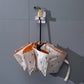 Pack of 2 Broom and Mop Holder - Cleaning Tool Organiser