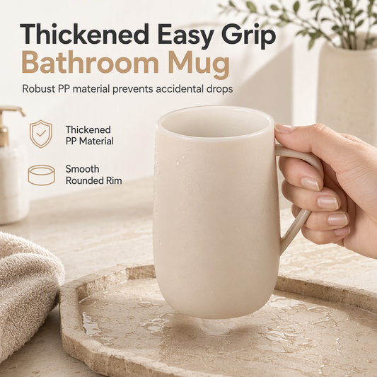 Durable Minimalist Toothbrush and Mouthwash Tumbler