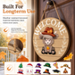 🎄LIMITED-TIME 50% OFF! 🏡Interchangeable Wooden Gnome Welcome Sign Holiday Hanging Plaque for Christmas and Halloween Wall Decor