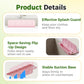 Foldable Sink Splash Guard with Suction Cups