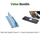 Foldable Sink Splash Guard with Suction Cups