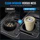 🚗 Smokeless Car Ashtray – Sealed & Easy to Clean
