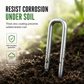🌿 50% OFF NOW! 🔩 Galvanized Landscape Staples – With Gaskets, Rust-Resistant & Heavy-Duty – Secure Weed Barriers & Garden Fabric 🛡️