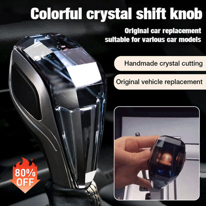 ✨ Colorful Illuminated Gear Shift Knob – Stylish Car Interior Upgrade 🚗🌈