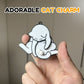 🎃Buy 1 Get 1 Free!😹Interactive Mischief Cat Keychain – Pull & Spin Novelty Charm