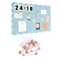 🎃Halloween Deal 50% OFF!🔥Scalloped Felt Memory Board – Family Photo & Keepsake Display