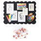 🎃Halloween Deal 50% OFF!🔥Scalloped Felt Memory Board – Family Photo & Keepsake Display
