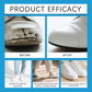 Water-Free White Shoe Cleaning Cream with Sponge