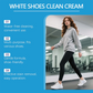 Water-Free White Shoe Cleaning Cream with Sponge