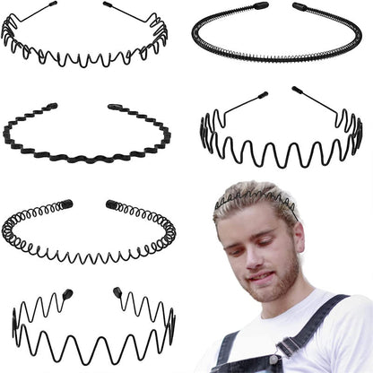 Metal Hair Band for Men & Women