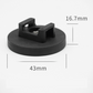 Heavy-Duty Magnetic Cable Tie Mounts – 10 Pack