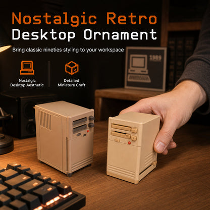Retro Computer Tower Memory Card Organizer