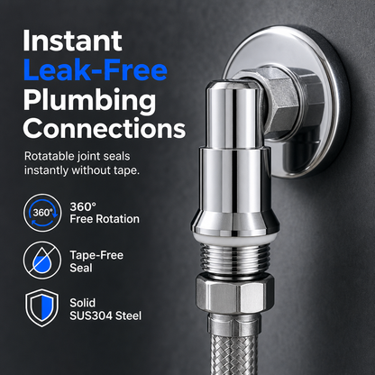 1/2 Inch 304 Stainless Steel Universal Swivel Connector