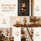 Halloween Pumpkin Bowknot Hanging Decoration