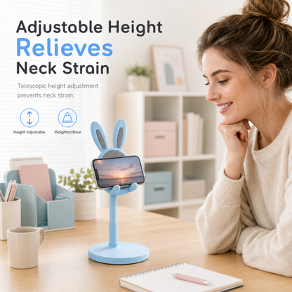 Cute Bunny Desktop Phone Stand