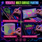 Dual-Tip UV Neon Face & Body Paint Markers Set