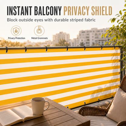 Waterproof and Windproof Outdoor Balcony Fence