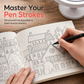 Simple Stick Figure Line Art Coloring Book