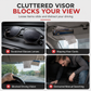 Universal Portable Car Sunglasses Holder & Ticket Card Clip