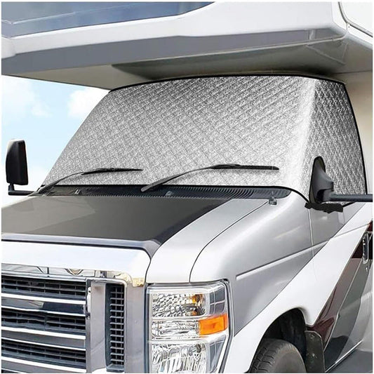 🚐❄️ 50% OFF – All-Weather Windscreen Cover for motorhomes with multi-layer insulation – protects against frost, snow, sun and prying eyes all year round! ☀️🛡️
