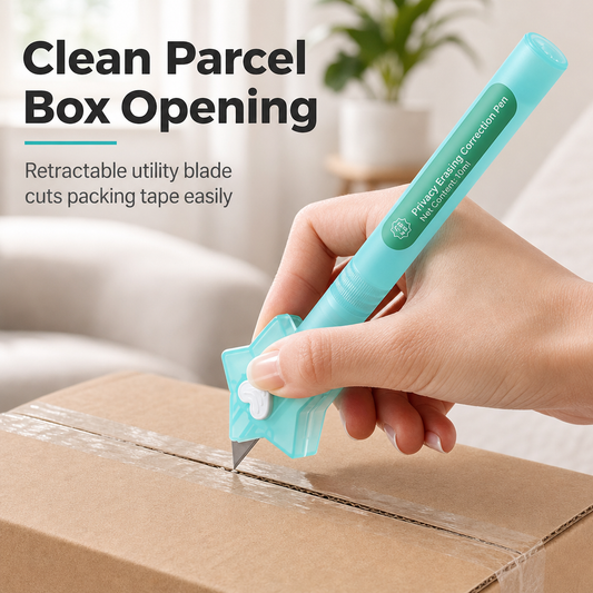 📦 2-in-1 Privacy Spray & Box Opener