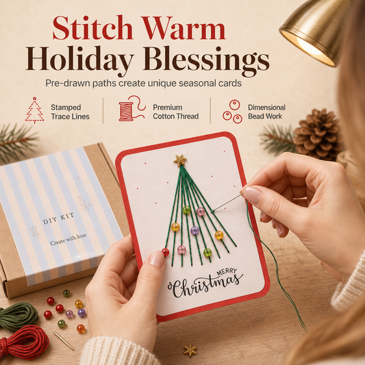 Merry Christmas DIY Greeting Card Making Kit