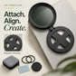 52mm Magnetic Phone Camera Filter Kit with Foldable Mount - 13 Filter Styles