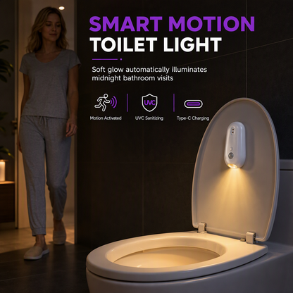Self Cleaning UV Toilet Sanitizer & Night Light
