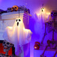👻 50% OFF | Light-Up Hanging Ghost – 3 Lighting Modes & Halloween Party Decor