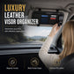 Leather Car Visor Organizer – Magnetic Sunglasses Clip & Storage Pouch