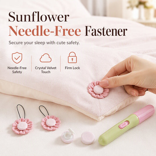 Sunflower Quilt Fasteners for Duvet Covers