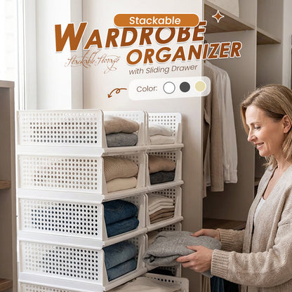 👕🗂️ Modular Closet Storage Drawers – 50% OFF! Stack & combine, durable PP build, fold-flat when unused – clutter-free wardrobe.