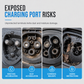 Protect Charging Ports Instantly! Waterproof Silicone Dust Cover with Tether