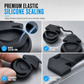 Protect Charging Ports Instantly! Waterproof Silicone Dust Cover with Tether